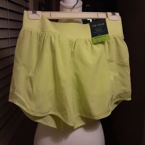 TEK GEAR Green SHORTS spandex